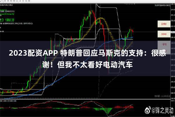 2023配资APP 特朗普回应马斯克的支持：很感谢！但我不太看好电动汽车