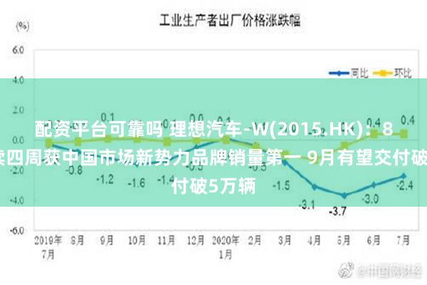 配资平台可靠吗 理想汽车-W(2015.HK)：8月连续四周获中国市场新势力品牌销量第一 9月有望交付破5万辆