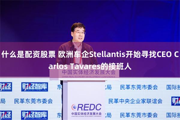 什么是配资股票 欧洲车企Stellantis开始寻找CEO Carlos Tavares的接班人