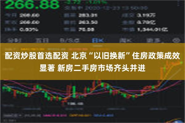 配资炒股首选配资 北京“以旧换新”住房政策成效显著 新房二手房市场齐头并进