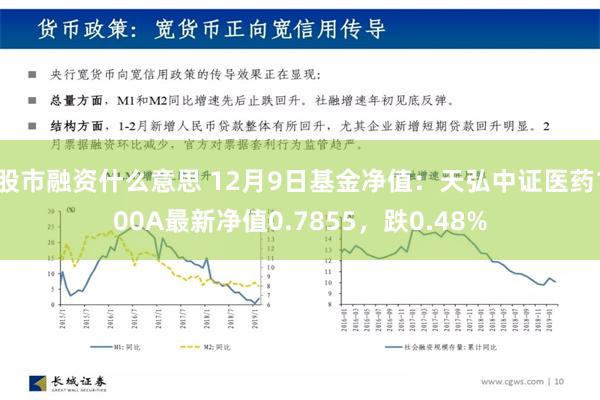 股市融资什么意思 12月9日基金净值：天弘中证医药100A最新净值0.7855，跌0.48%