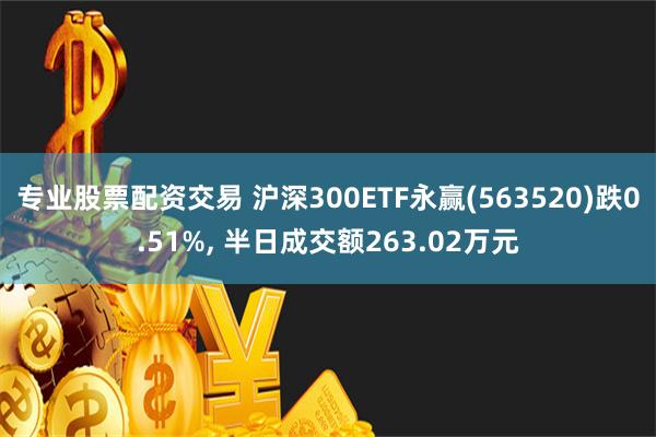 专业股票配资交易 沪深300ETF永赢(563520)跌0.51%, 半日成交额263.02万元